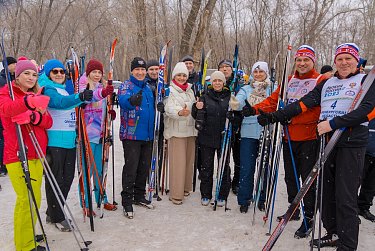 Лыжня России объединила оренбуржцев от 3 до 88 лет